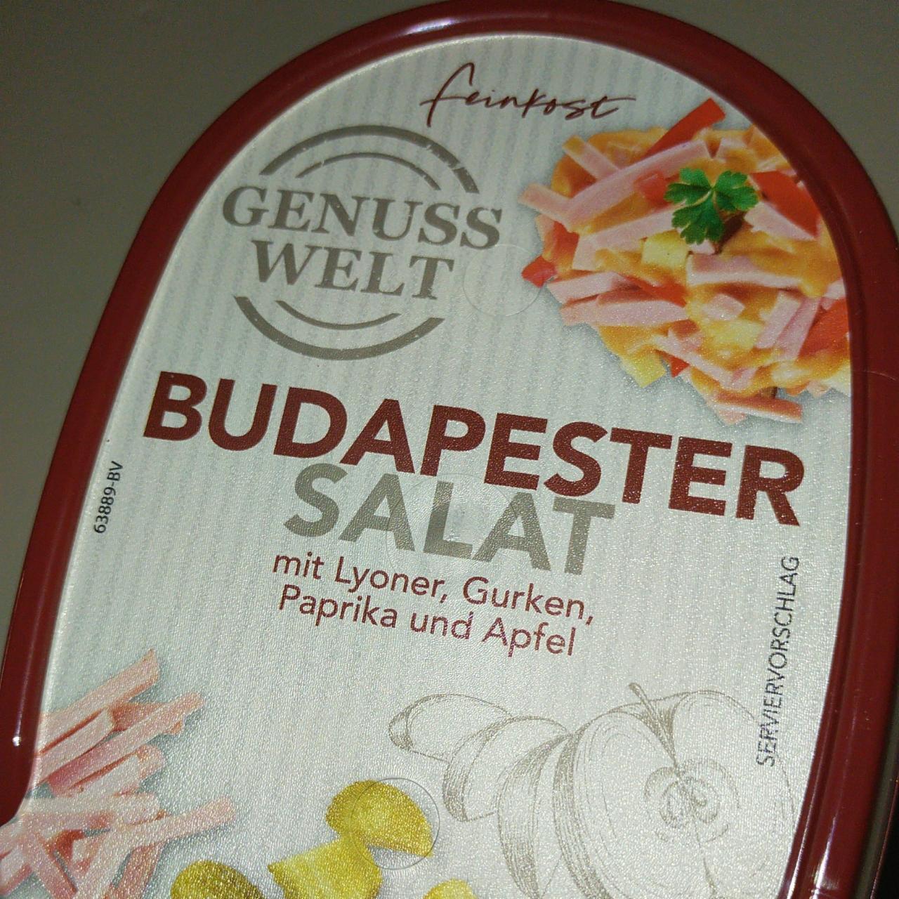 Fotografie - Budapester Salat mit Lyoner, Gurken, Paprika und Apfel Genuss Welt