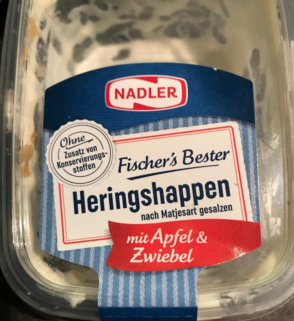 Fotografie - Heringshappen nach Matjesart gesalzen mit Apfel & Zwiebel Nadler