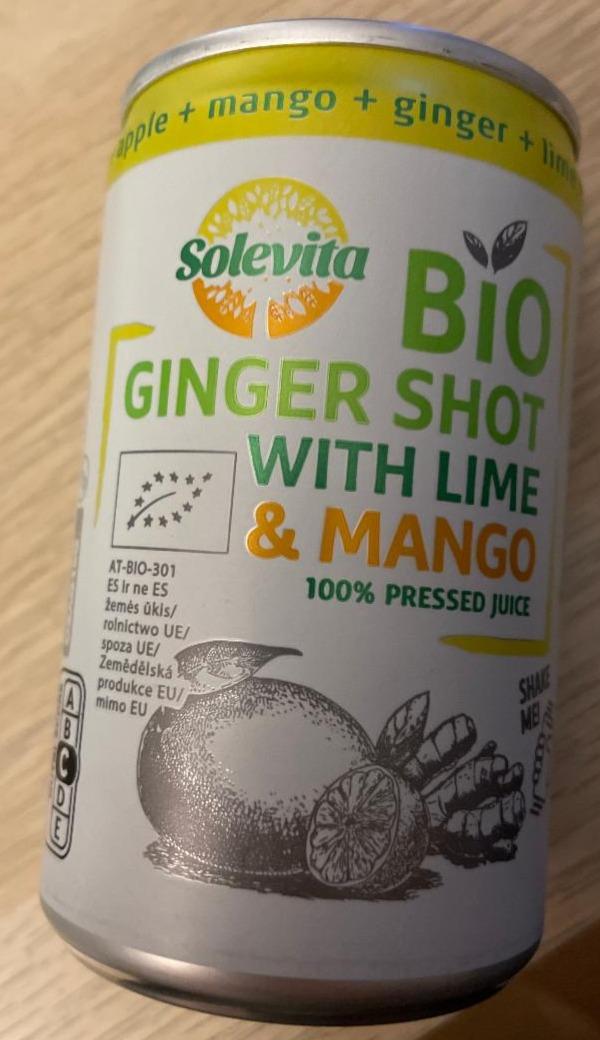 Fotografie - Bio ginger mango-lime shot Solevita