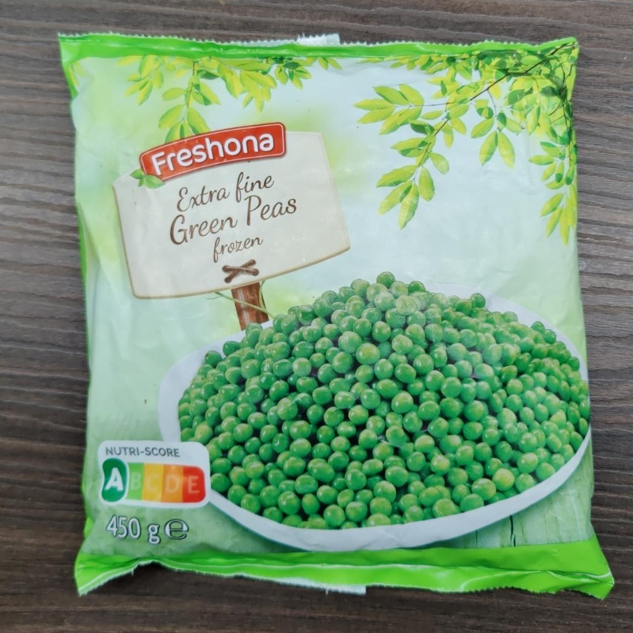 Fotografie - Extra fine green peas frozen Freshona