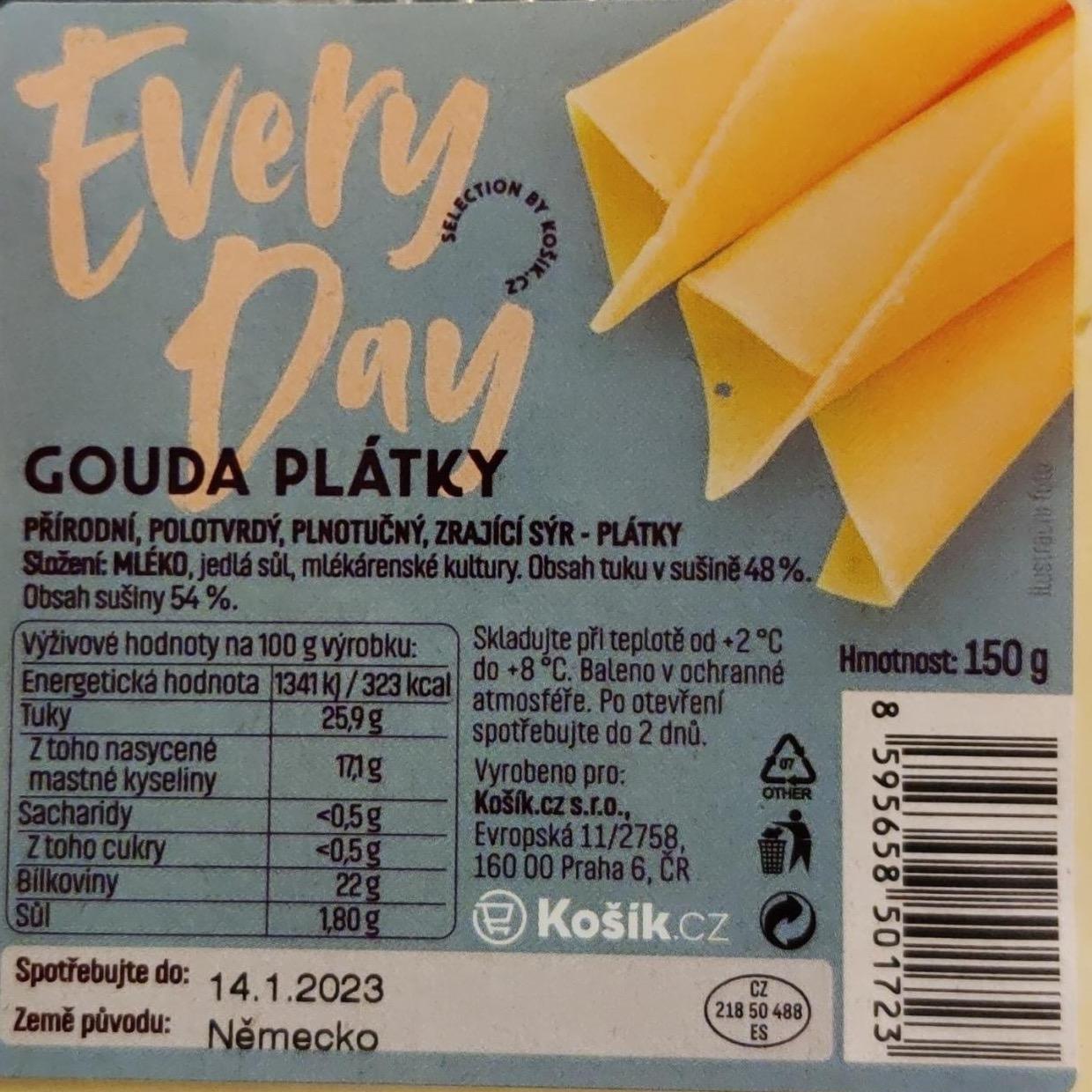 Fotografie - Gouda plátky Every day Košík.cz