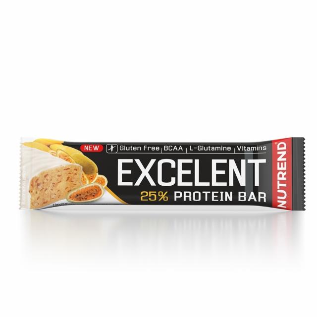 Fotografie - Excelent 25% protein bar with curuba with yoghurt coating (brazilské ovoce curuba v jogurtové polevě) Nutrend