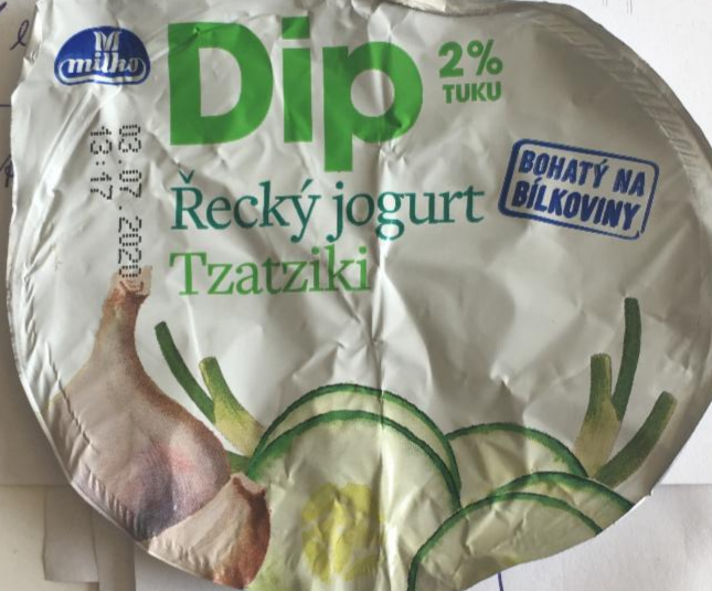 Fotografie - Dip Řecký jogurt tzatziki Milko