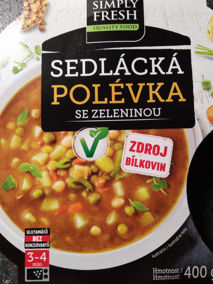 Fotografie - Sedlácká polévka se zeleninou Simply Fresh