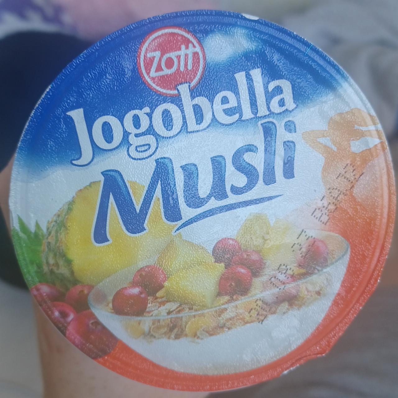 Fotografie - Jogobella Müsli brusinka, ananas Zott