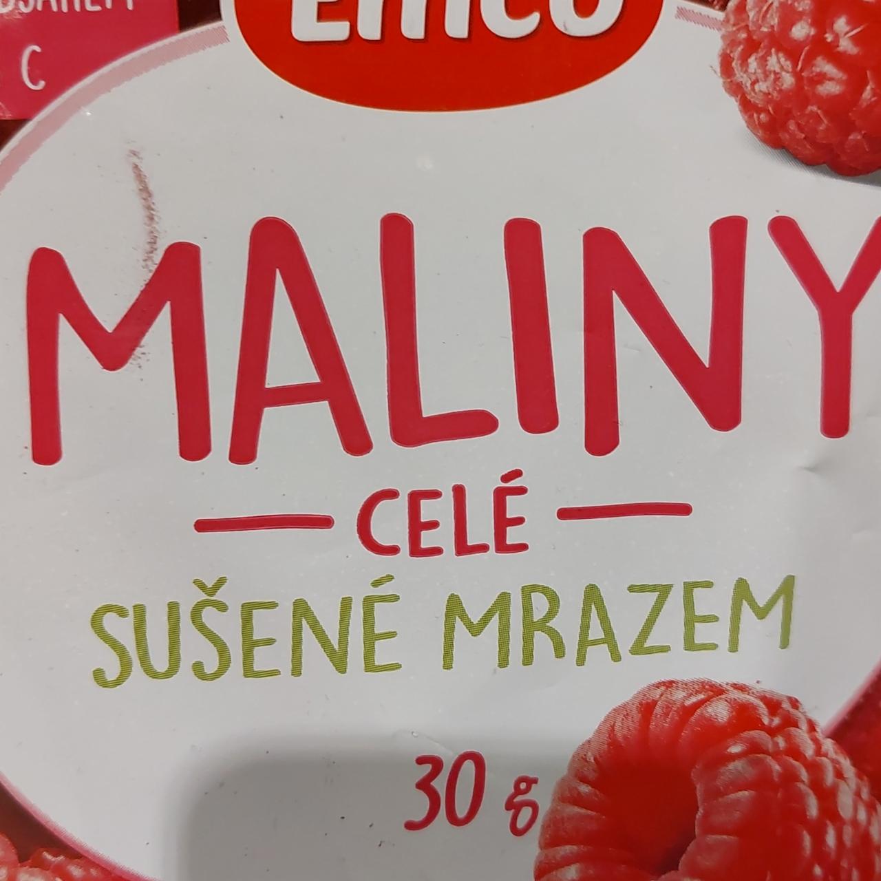 Fotografie - Mrazem celé sušené maliny Emco