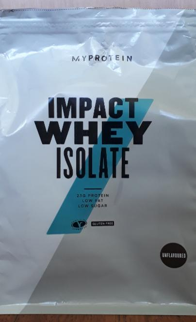 Fotografie - Impact Whey Isolate Unflavoured Myprotein