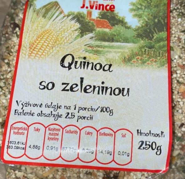 Fotografie - quinoa so zeleninou J.VINCE