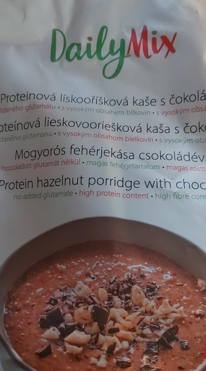 Fotografie - Proteinová lískooříšková kaše s čokoládou DailyMix