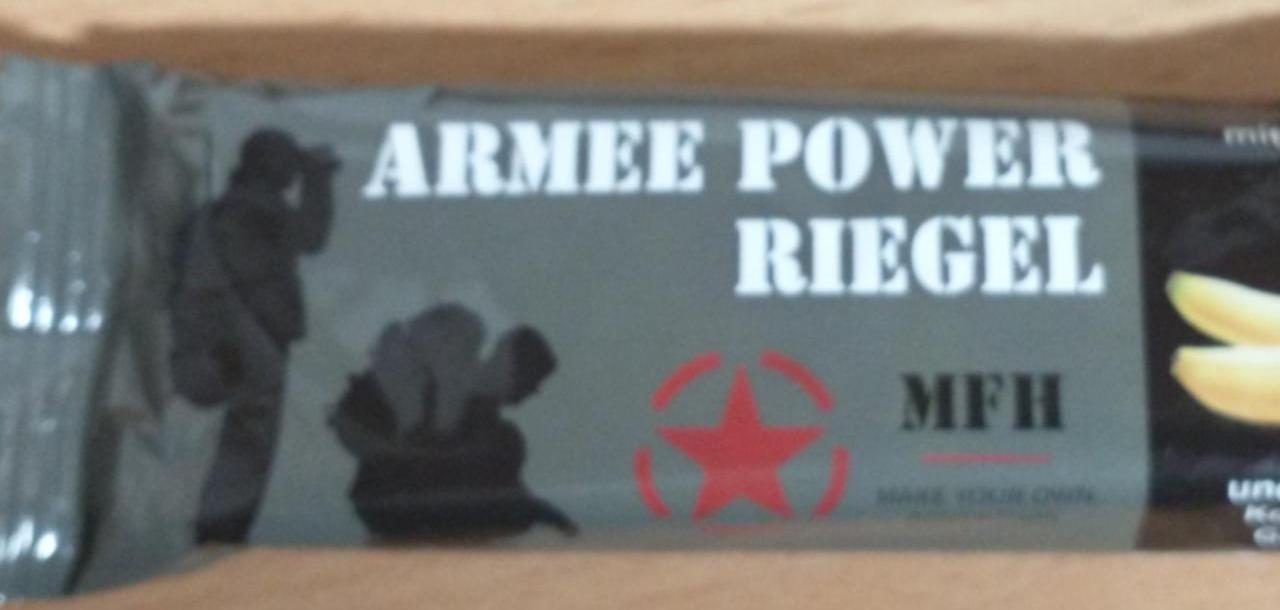 Fotografie - Armee Power Riegel Banane und Guarana MFH