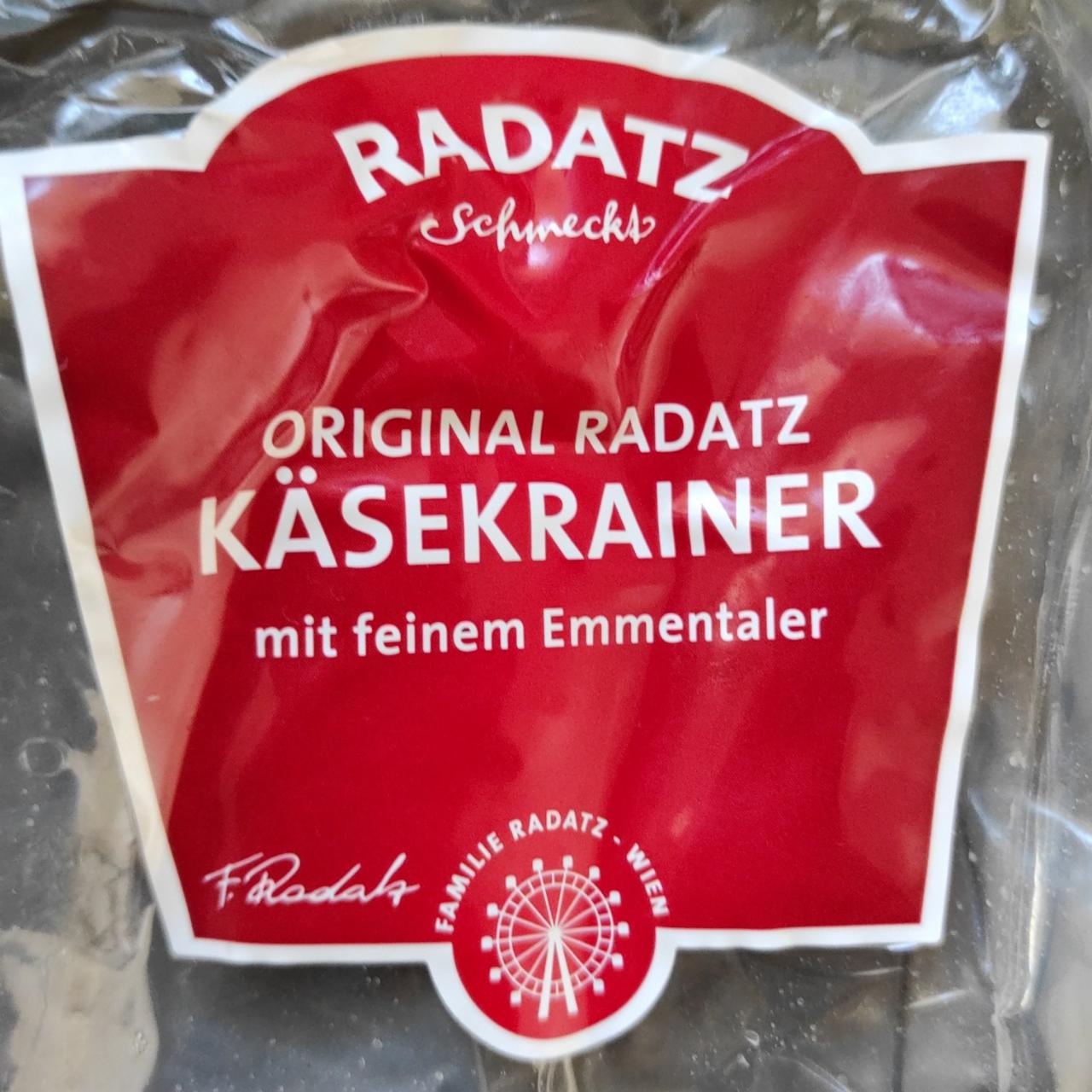 Fotografie - Original Radatz Käsekrainer Radatz