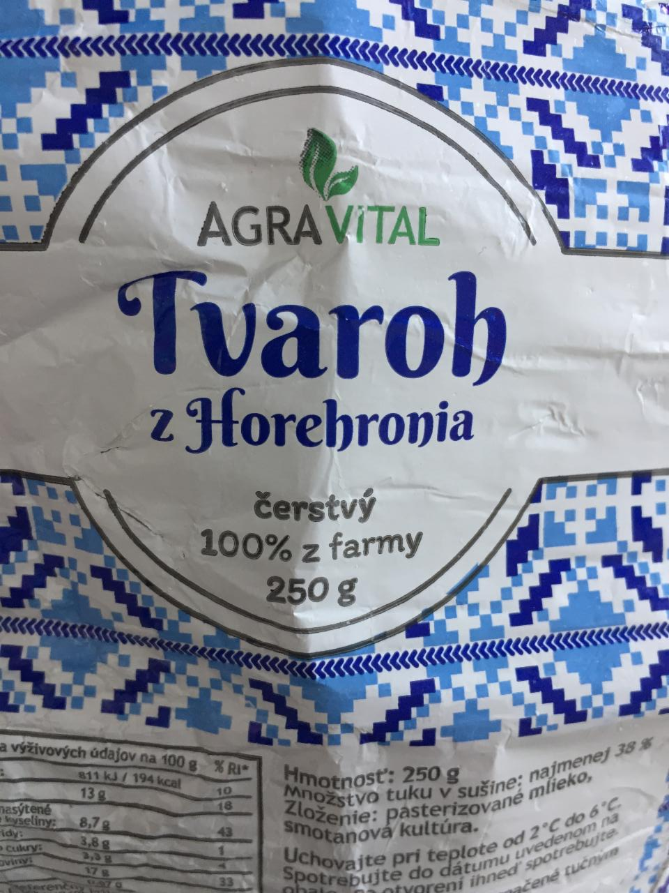 Fotografie - Tvaroh z Horehronia Agravital