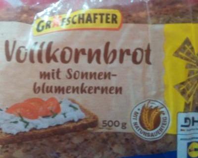 Fotografie - Vollkornbrot mit Sonnenblumenkernen Grafschafter