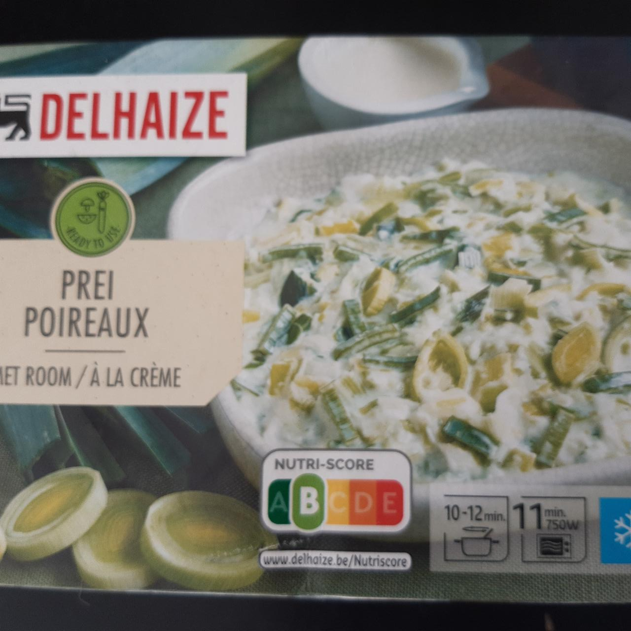 Fotografie - Prei Poireaux á la créme Delhaize