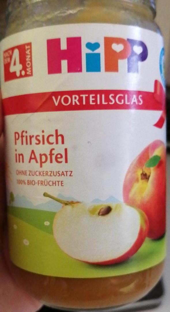 Fotografie - Pfirsich in Apfel Hipp