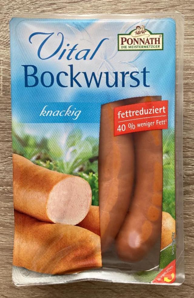 Fotografie - Vital Bockwurst knackig fettreduziert Ponnath