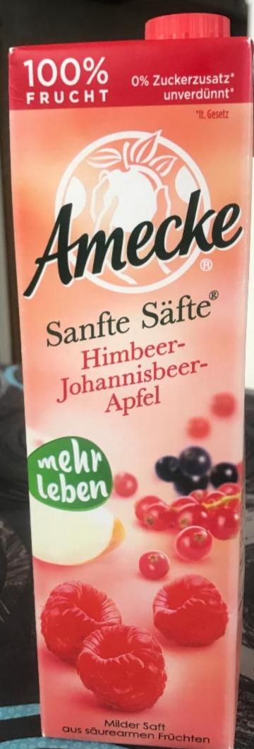 Fotografie - Sanfte Säfte Himbeer Johannisbeer Apfel Amecke