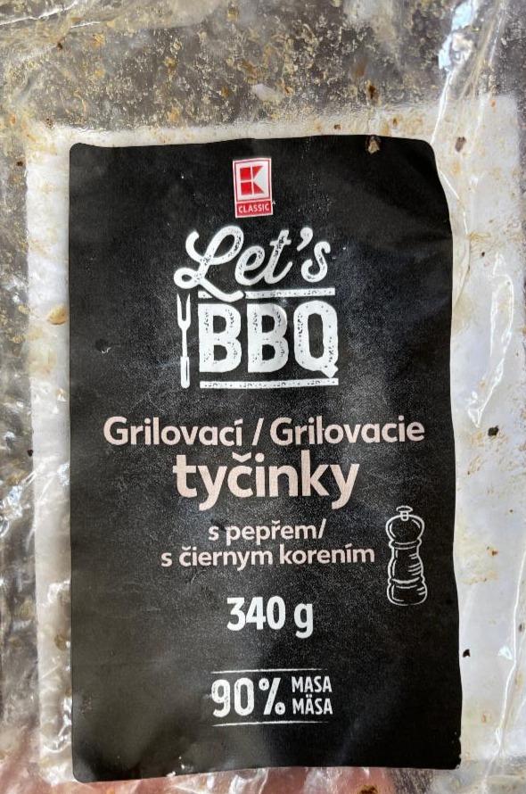 Fotografie - grilovací tyčinky s pepřem Let’s BBQ