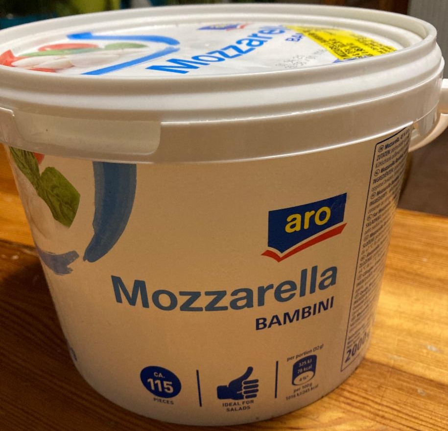 Fotografie - Mozzarella Bambini Aro