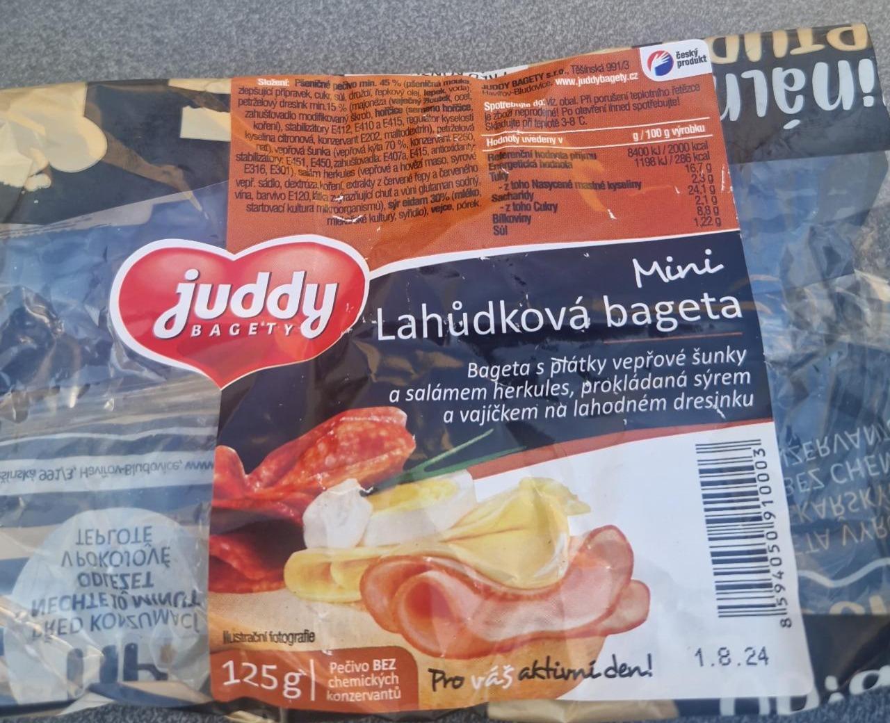 Fotografie - Mini lahůdková bageta Juddy