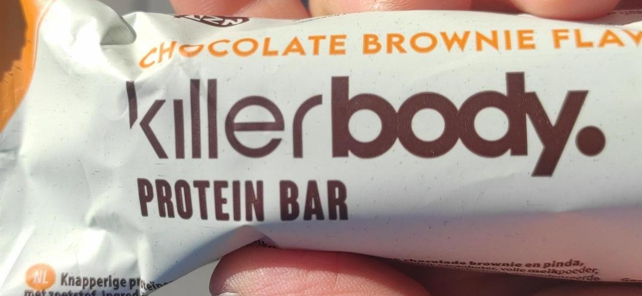 Fotografie - Protein bar chocolate brownie flavour Killerbody