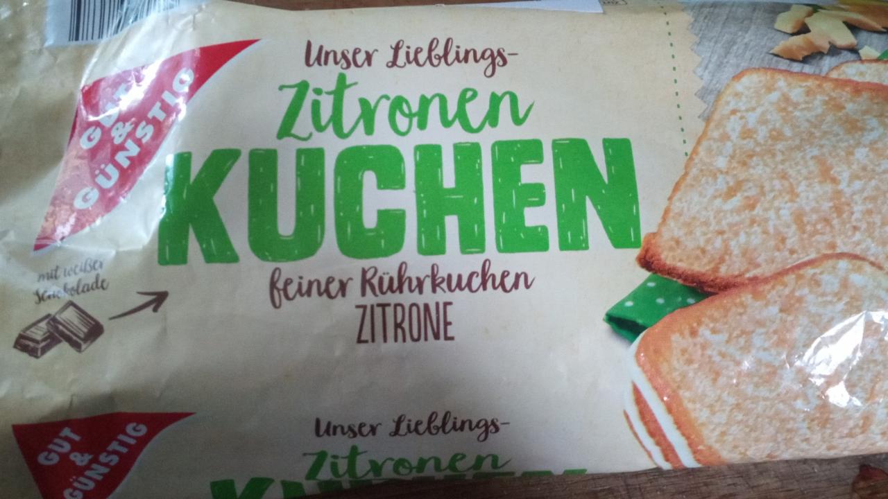 Fotografie - Feiner Rührkuchen Zitrone Kuchen Gut & Günstig