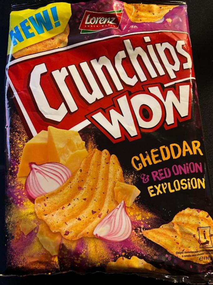 Fotografie - Crunchips Wow Cheddar & Red Onion Explosion Lorenz