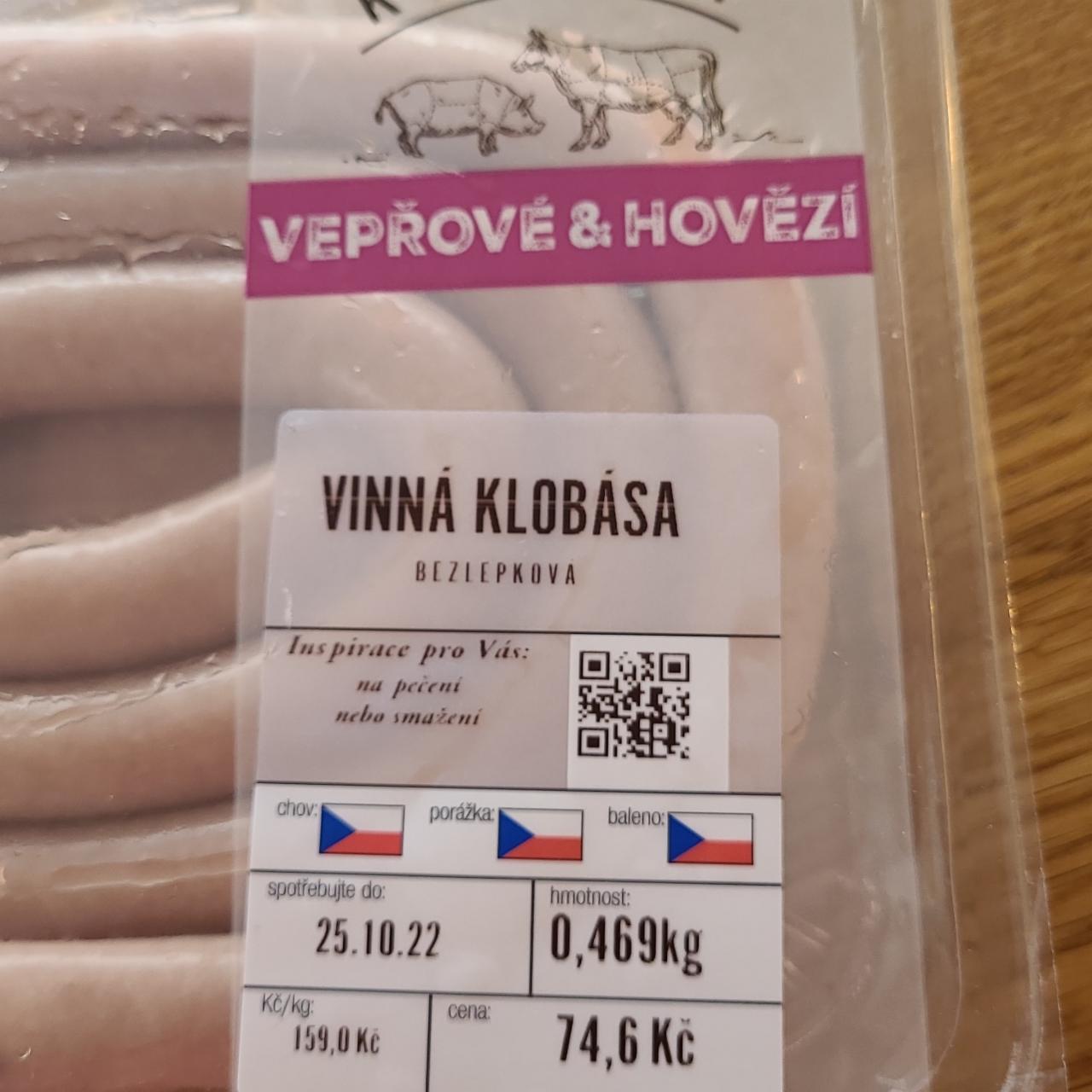 Fotografie - Vinná klobása Albertovo uzenářství