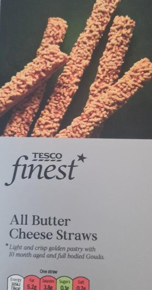 Fotografie - All butter cheese straws (tyčinky se sýrem gouda) Tesco finest