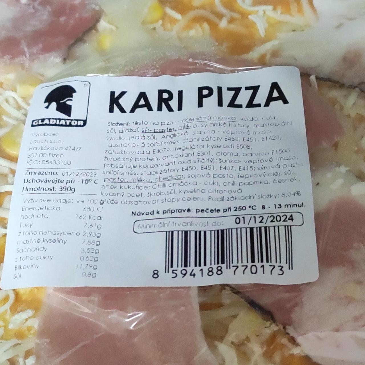 Fotografie - Kari Pizza Gladiator