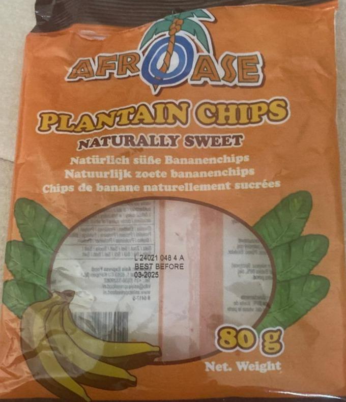 Fotografie - Plantain chips naturally sweet Afroase