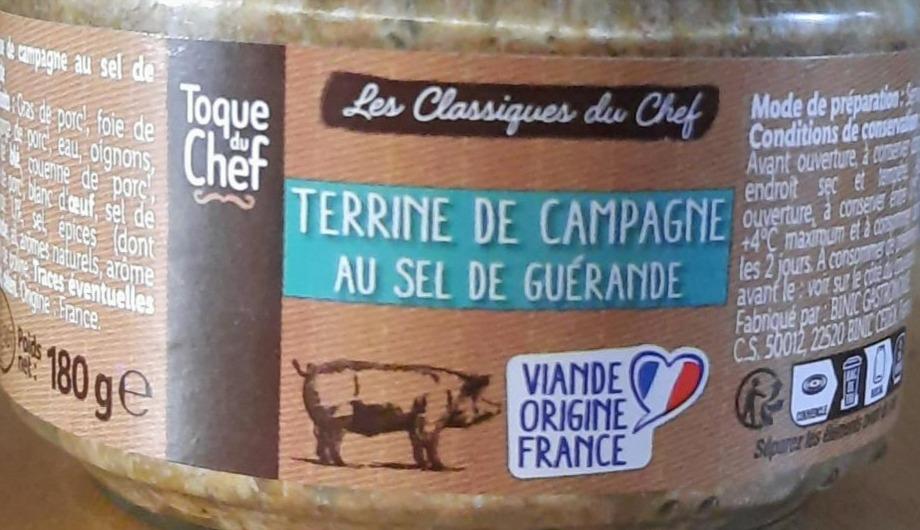 Fotografie - Terine de campagne au sel de guérande Toque du Chef