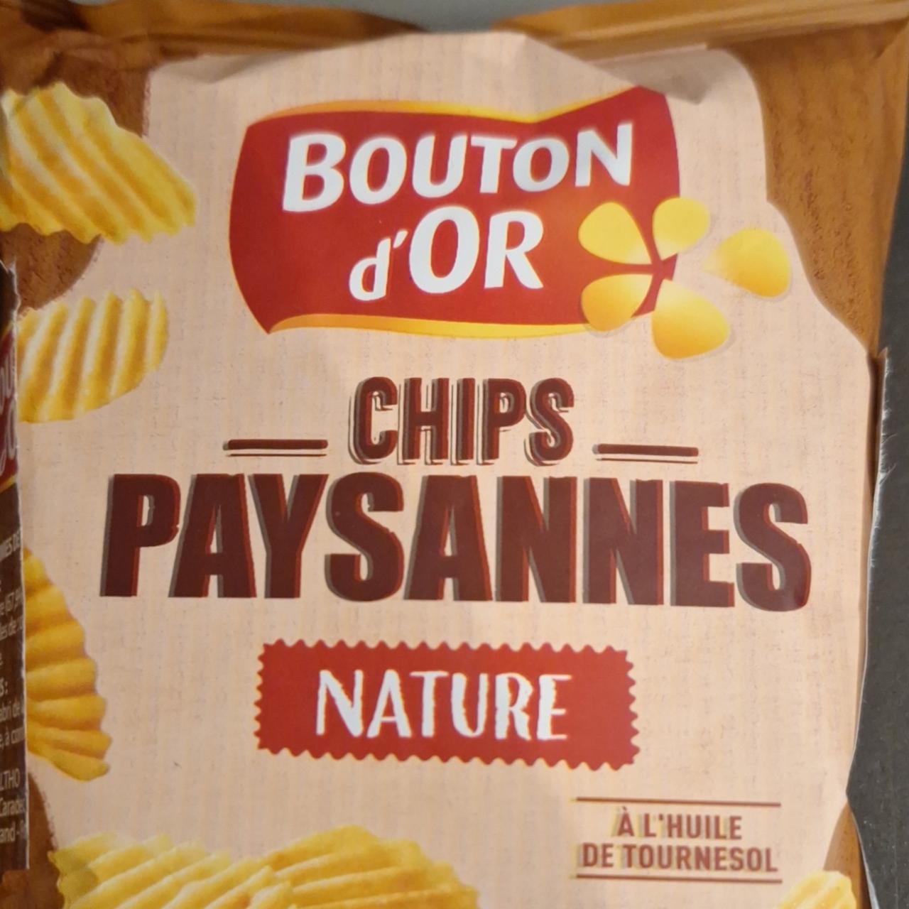 Fotografie - Chips paysannes nature Bouton d'Or