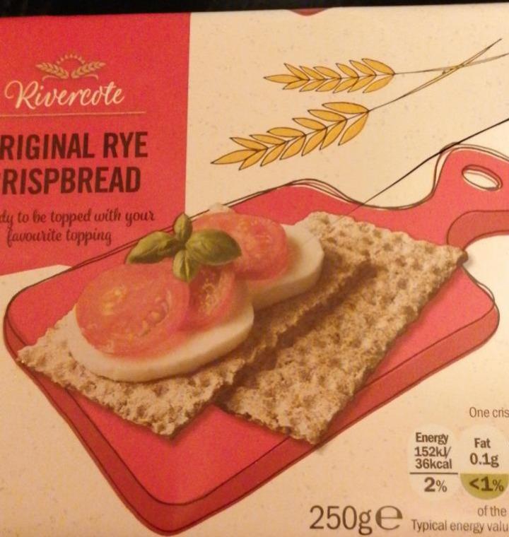 Fotografie - Original Rye crispbread Rivercote