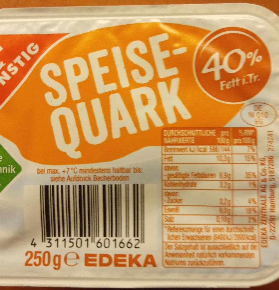 Fotografie - Speisequark 40% Fett i. Tr. Gut & Günstig