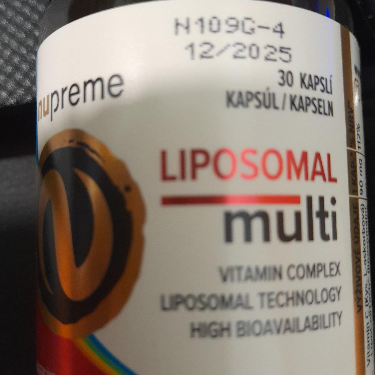 Fotografie - Liposomal multi Nupreme