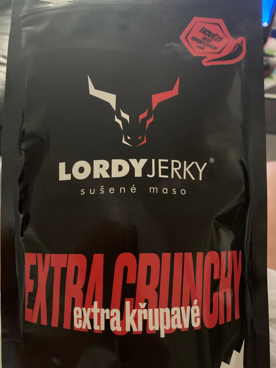 Fotografie - Hovězí sušené maso chilli Lordy Jerky