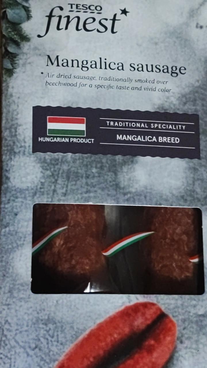 Fotografie - Mangalica sausage klobása vepřová Tesco finest