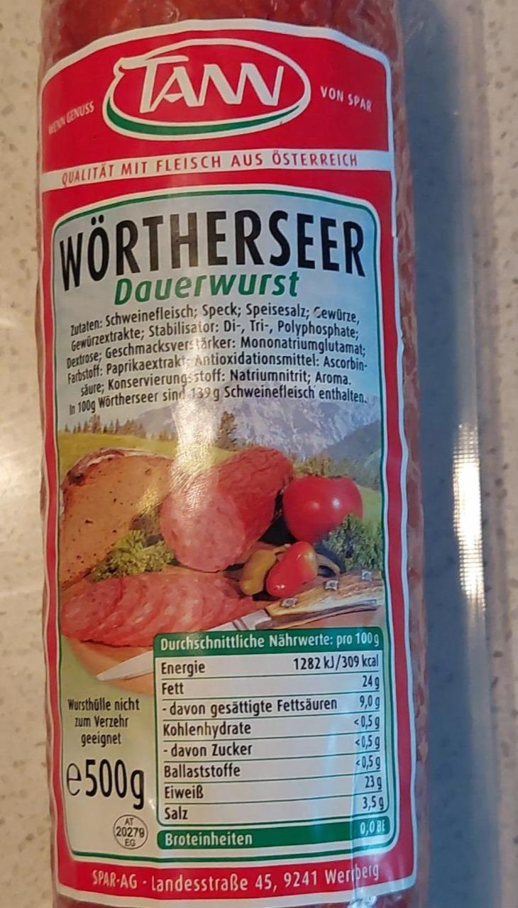 Fotografie - Wörtherseer Dauerwurst Tann