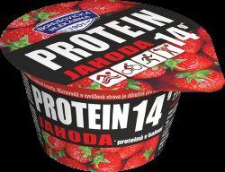 Fotografie - Protein 14 g jahoda Bohušovická mlékárna