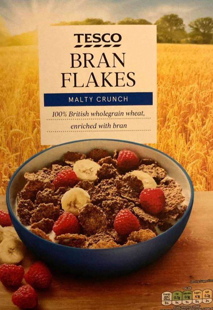 Fotografie - Bran Flakes Malty crunch Tesco