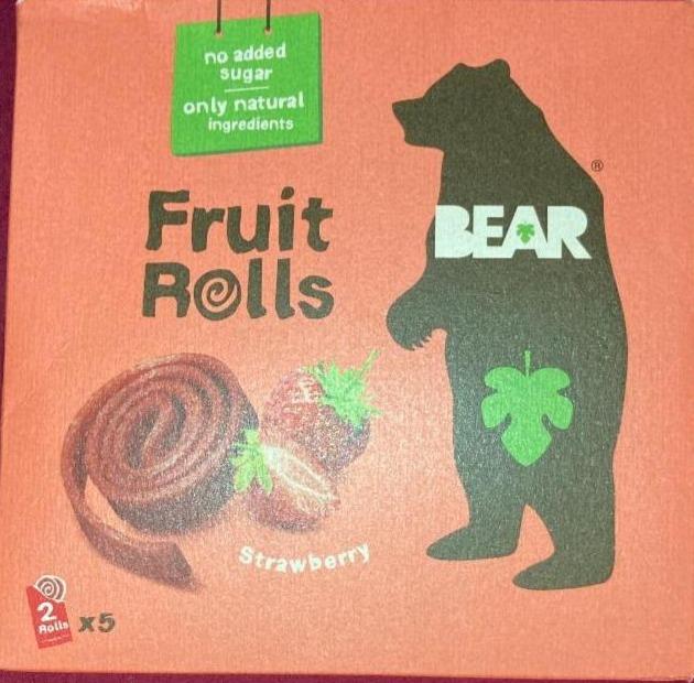 Fotografie - Fruit rolls Strawberry Bear