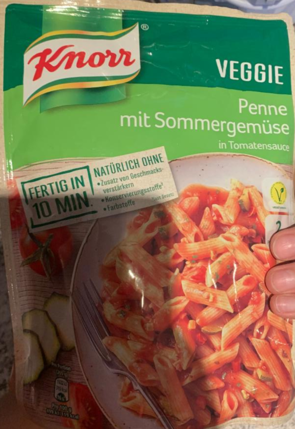 Fotografie - Penne mit sommergemüse Knorr