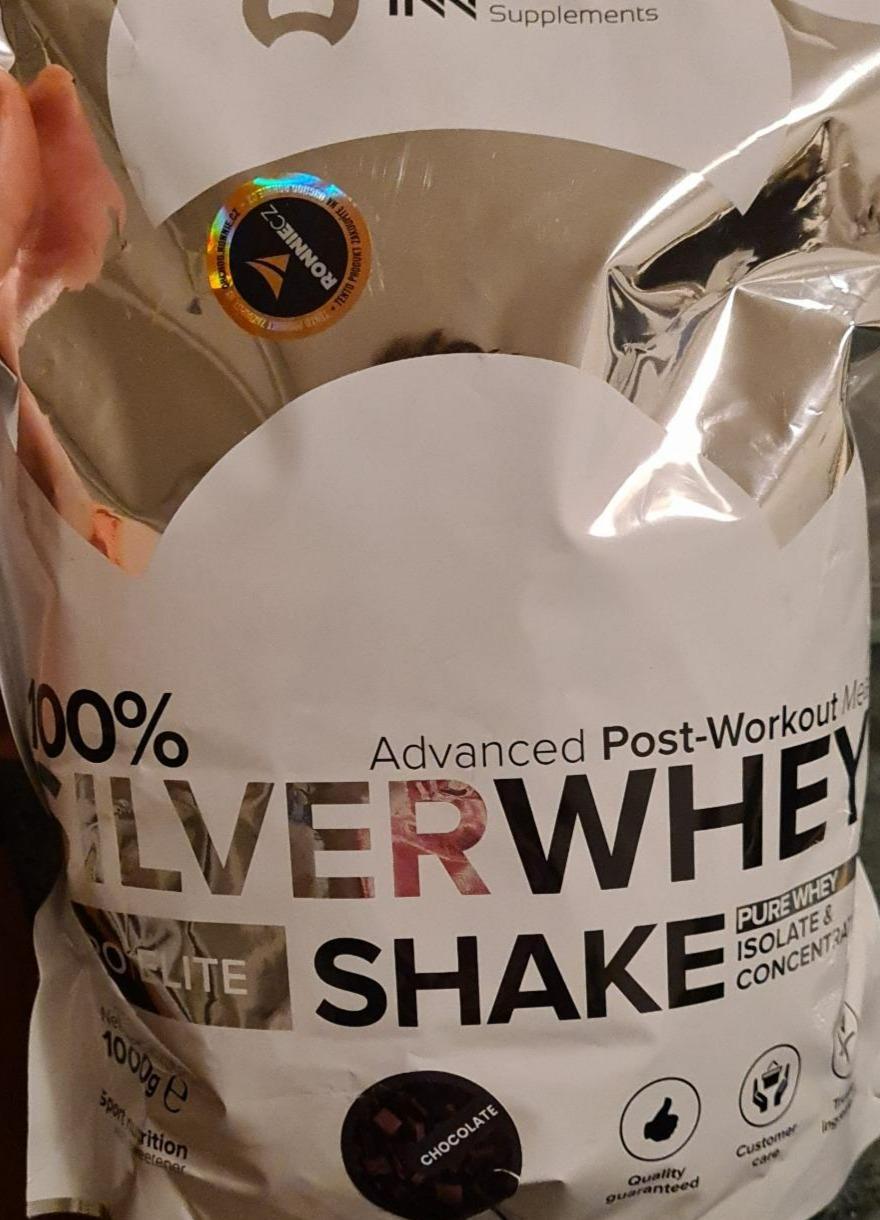 Fotografie - Silver 100% whey pro elite shake Chocolate INN Suplements