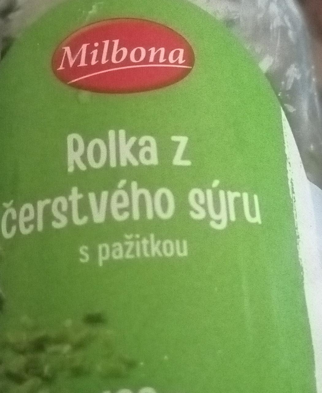 Fotografie - Rolka z čerstvého sýru s pažitkou Milbona