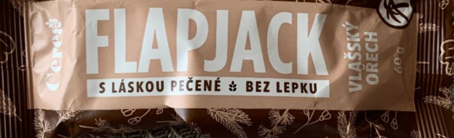 Fotografie - Flapjack vlašský ořech Cereabar