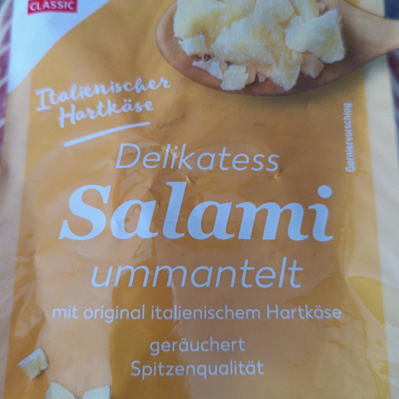 Fotografie - Delikatess Salami ummantelt mit Hartkäse K-classic