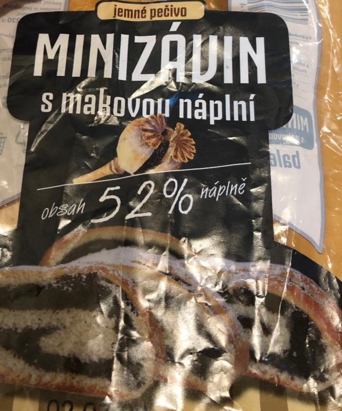 Fotografie - Mini závin s makovou náplní 52% Pekárna Hruška