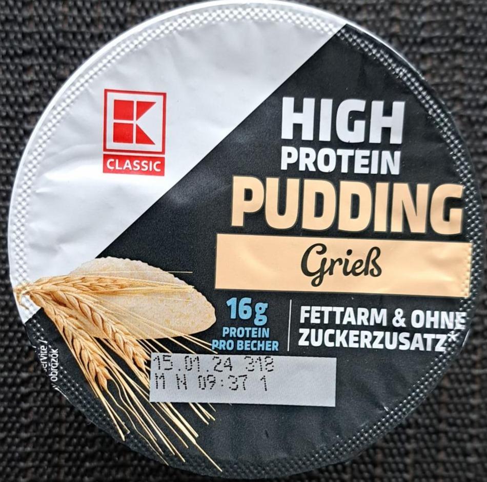 Fotografie - High protein pudding grieß K-Classic