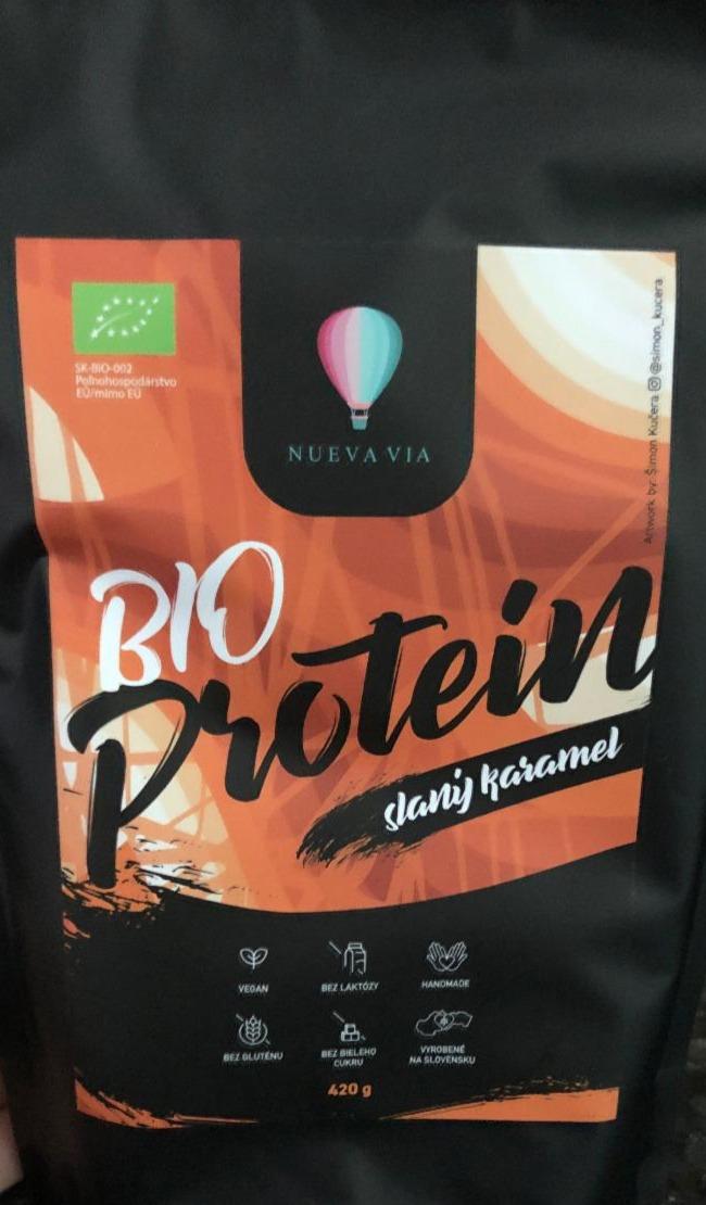 Fotografie - Bio protein slaný karamel Nueva Via